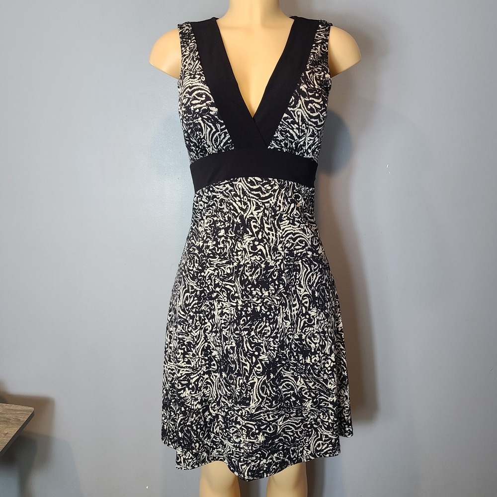 Vtg Connected Dress Y2K Babydoll Retro Women Size 6 Twee Black Whimsigoth